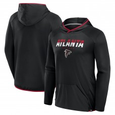 Футболка с длинным рукавом с капюшоном Atlanta Falcons Fanatics Black Transitional Defender Футболка с длинным рукавом с капюшоном Atlanta Falcons Fanatics Black Transitional Defender