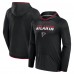 Футболка с длинным рукавом с капюшоном Atlanta Falcons Fanatics Black Transitional Defender Футболка с длинным рукавом с капюшоном Atlanta Falcons Fanatics Black Transitional Defender