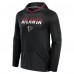Футболка с длинным рукавом с капюшоном Atlanta Falcons Fanatics Black Transitional Defender 