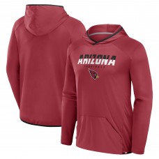Arizona Cardinals Fanatics Cardinal Transitional Defender Hoodie Long Sleeve T-Shirt