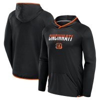 Cincinnati Bengals Fanatics Black Transitional Defender Hoodie Long Sleeve T-Shirt
