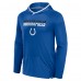 Indianapolis Colts Fanatics Royal Transitional Defender Hoodie Long Sleeve T-Shirt