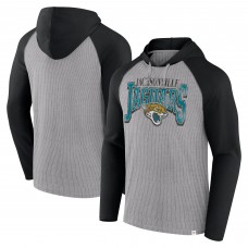 Футболка с длинным рукавом с капюшоном Jacksonville Jaguars Under Center - Gray/Black