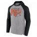 Cincinnati Bengals Fanatics Gray/Black Under Center Long Sleeve Hoodie T-Shirt