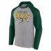 Футболка с длинным рукавом с капюшоном Green Bay Packers Under Center - Gray/Green