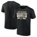 Футболка New Orleans Saints Fanatics Black Fading Out