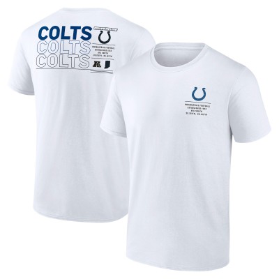 Indianapolis Colts Fanatics White Repeat Stats T-Shirt
