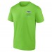Seattle Seahawks Fanatics Neon Green Repeat Stats T-Shirt