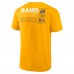 Los Angeles Rams Fanatics Repeat Stats T-Shirt - Gold