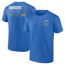 Футболка Los Angeles Chargers Repeat Stats - Powder Blue