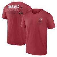 Arizona Cardinals Fanatics Cardinal Repeat Stats T-Shirt