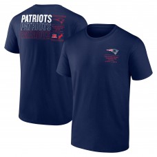 Футболка New England Patriots Repeat Stats - Navy