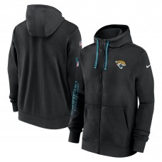 Толстовка на молнии Jacksonville Jaguars Nike 2024 Sideline Club - Black