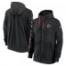 Толстовка на молнии Atlanta Falcons Nike Black 2024 Sideline Club