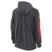 Толстовка на молнии Cleveland Browns Nike Anthracite 2024 Sideline Club