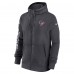 Толстовка на молнии Houston Texans Nike 2024 Sideline Club - Anthracite