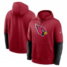 Arizona Cardinals Nike Cardinal 2024 Sideline Club Pullover Hoodie
