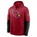 Arizona Cardinals Nike Cardinal 2024 Sideline Club Pullover Hoodie