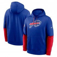 Толстовка Buffalo Bills Nike Royal 2024 Sideline Club