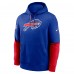 Толстовка Buffalo Bills Nike Royal 2024 Sideline Club
