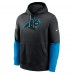 Толстовка Carolina Panthers Nike Black 2024 Sideline Club