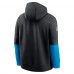 Толстовка Carolina Panthers Nike Black 2024 Sideline Club