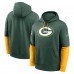 Толстовка Green Bay Packers Nike Green 2024 Sideline Club