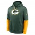 Толстовка Green Bay Packers Nike Green 2024 Sideline Club