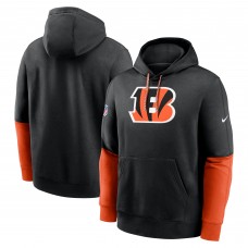 Cincinnati Bengals Nike Black 2024 Sideline Club Pullover Hoodie