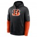 Cincinnati Bengals Nike Black 2024 Sideline Club Pullover Hoodie