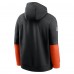 Cincinnati Bengals Nike Black 2024 Sideline Club Pullover Hoodie