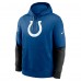 Indianapolis Colts Nike Royal 2024 Sideline Club Pullover Hoodie