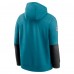 Jacksonville Jaguars Nike Teal 2024 Sideline Club Pullover Hoodie