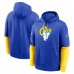 Los Angeles Rams Nike 2024 Sideline Club Pullover Hoodie - Royal Los Angeles Rams Nike 2024 Sideline Club Pullover Hoodie - Royal