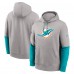 Толстовка Miami Dolphins Nike Gray 2024 Sideline Club Толстовка Miami Dolphins Nike Gray 2024 Sideline Club