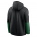 New York Jets Nike Black 2024 Sideline Club Pullover Hoodie