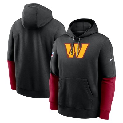 Толстовка Washington Commanders Nike 2024 Sideline Club - Black