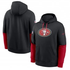 San Francisco 49ers Nike Black 2024 Sideline Club Pullover Hoodie San Francisco 49ers Nike Black 2024 Sideline Club Pullover Hoodie