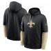 Толстовка New Orleans Saints Nike Black 2024 Sideline Club