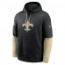 Толстовка New Orleans Saints Nike Black 2024 Sideline Club