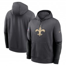 Толстовка New Orleans Saints Nike Anthracite 2024 Sideline Club