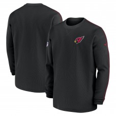 Arizona Cardinals Nike Black 2024 Sideline Coaches Long Sleeve Top