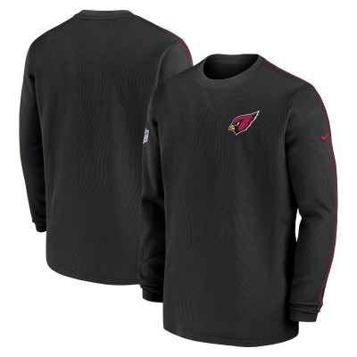 Arizona Cardinals Nike Black 2024 Sideline Coaches Long Sleeve Top