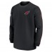 Arizona Cardinals Nike Black 2024 Sideline Coaches Long Sleeve Top
