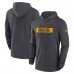 Футболка с длинным рукавом Green Bay Packers Nike Sideline Hoodie Performance - Anthracite