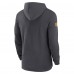 Футболка с длинным рукавом Green Bay Packers Nike Sideline Hoodie Performance - Anthracite