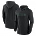 Футболка с длинным рукавом Green Bay Packers Nike Sideline Hoodie Performance - Black