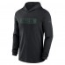 Футболка с длинным рукавом Green Bay Packers Nike Sideline Hoodie Performance - Black