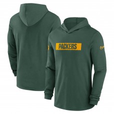 Футболка с длинным рукавом Green Bay Packers Nike Sideline Hoodie Performance - Green