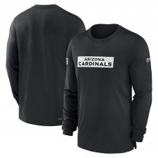Arizona Cardinals Nike Black Sideline Player Performance Long Sleeve T-Shirt